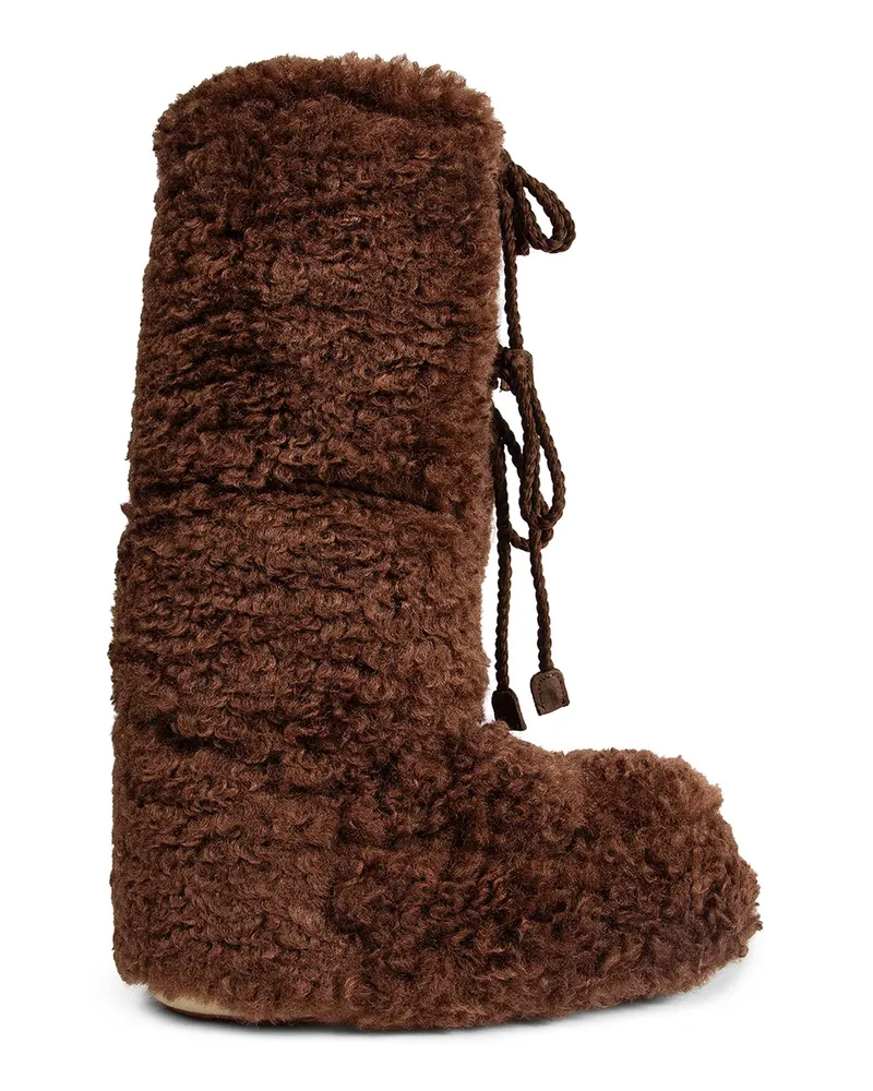 Moon Boot Icon Curly Extra Boots Brown