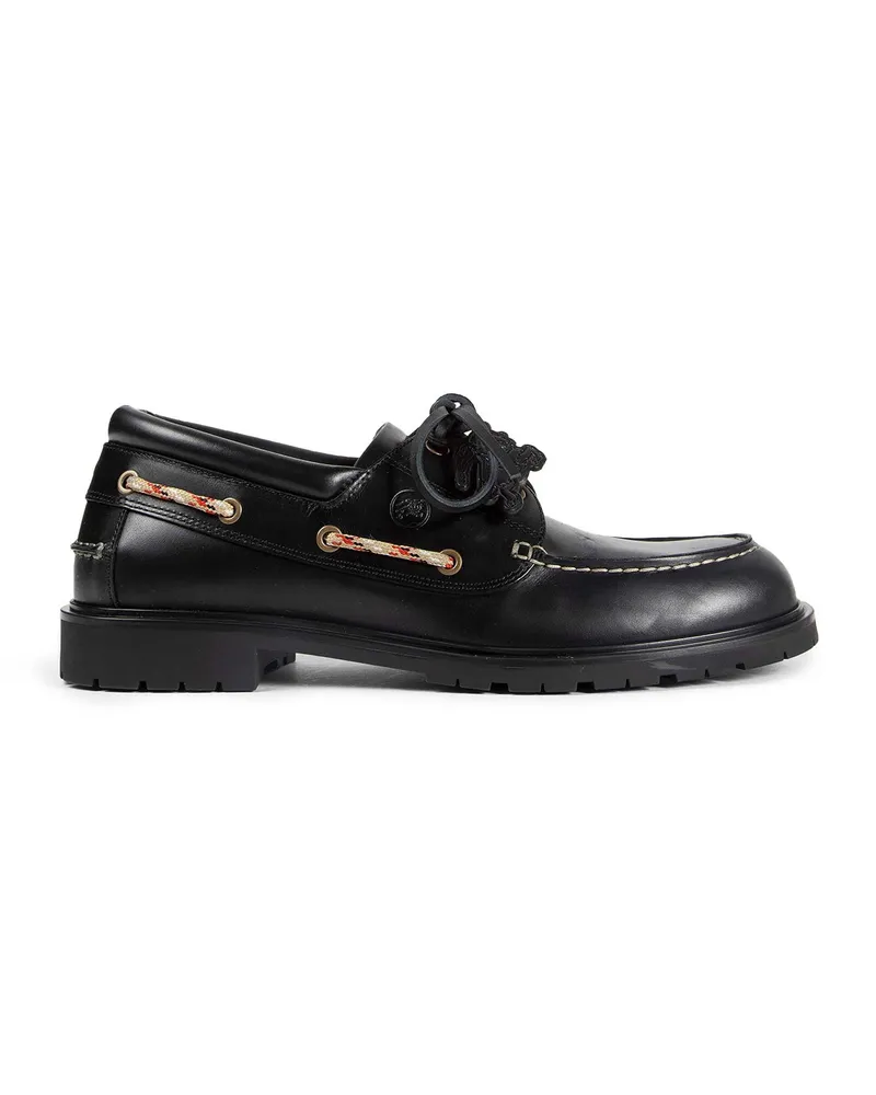 Burberry Derby Leather Shoes Black