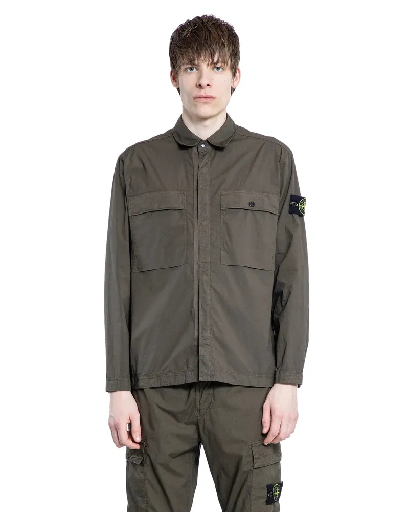 Stone Island 5S0003 Cotton Shirt Green