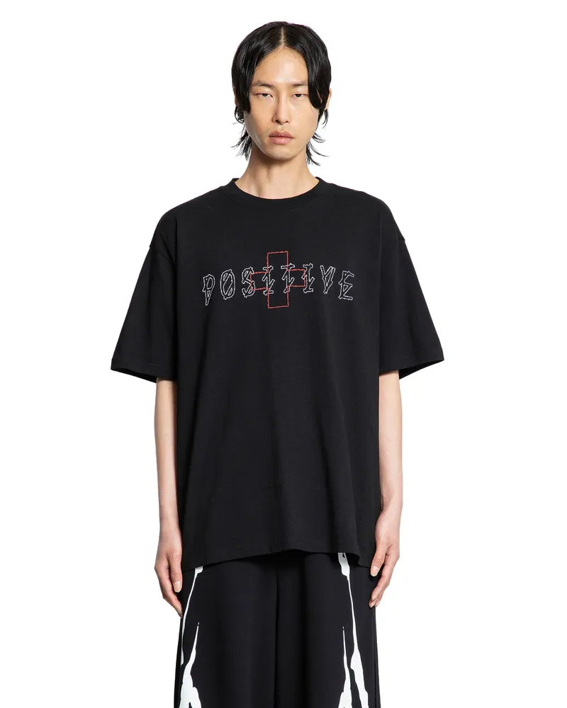 44 LABEL GROUP Plus Minus T-Shirt Black