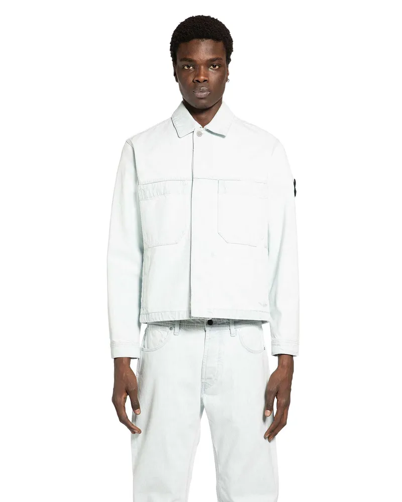 Stone Island 4100006 Denim Jacket Blue