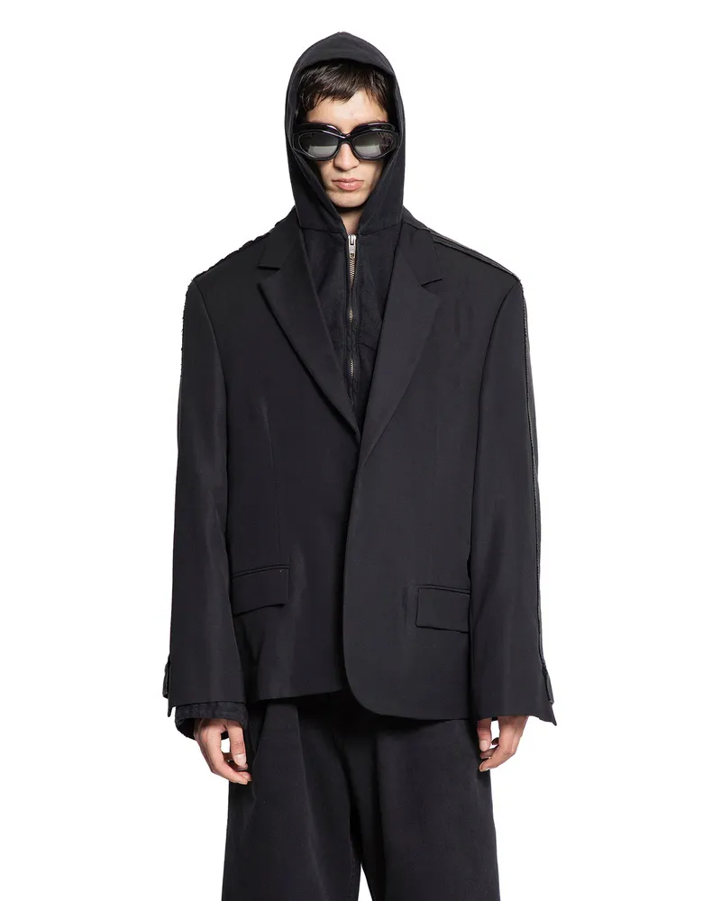 Balenciaga Hybrid Tailored Blazer Black
