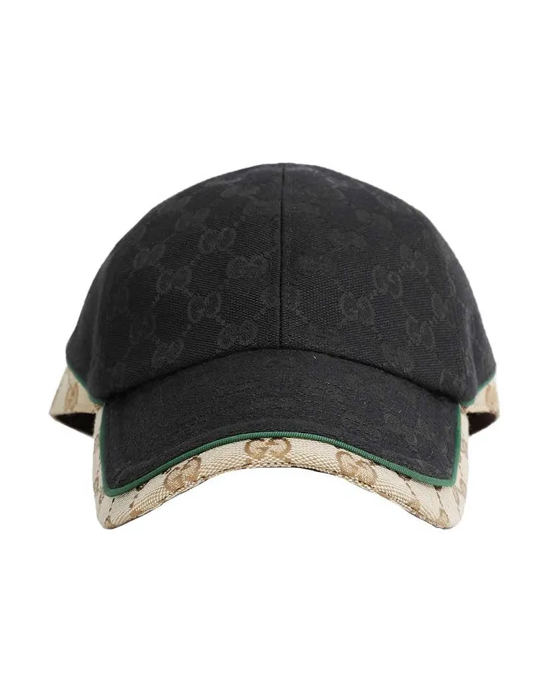Gucci GG Cotton Canvas Baseball Hat Black