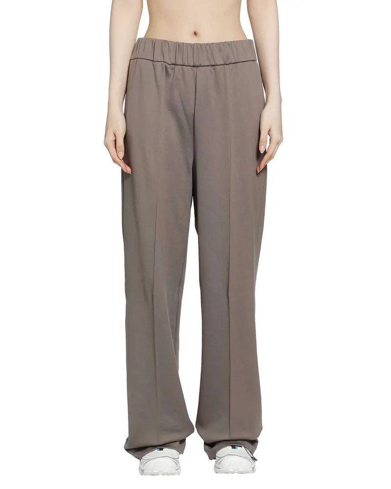 Moncler Technical Fleece Track Pants Beige