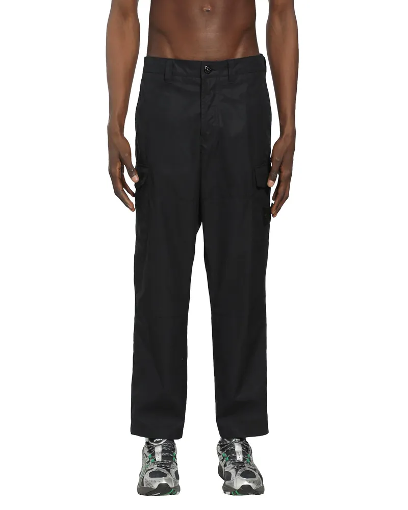 Stone Island 3100045 Cargo Trousers Black