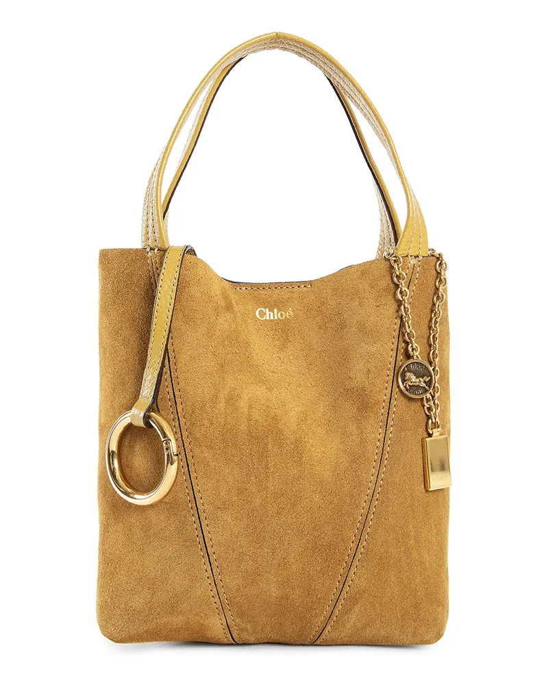 Chloé Small Spin Tote Bag Brown