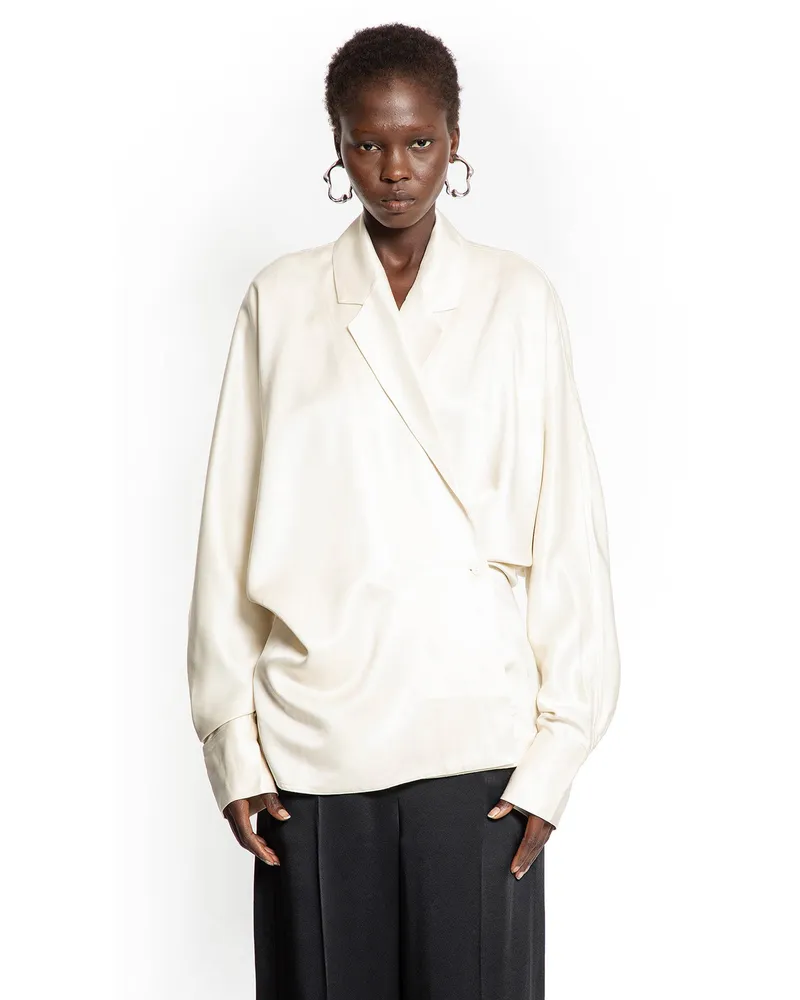Totême Wrap Blouse Off-white