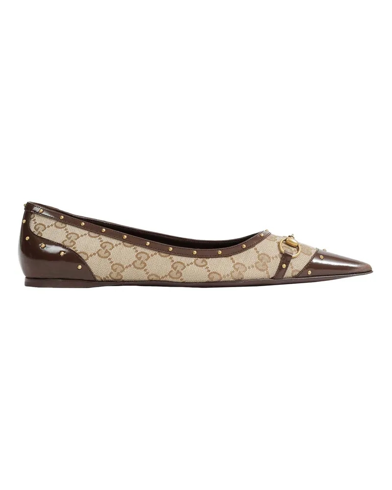 Gucci Savoy Ballerinas Beige