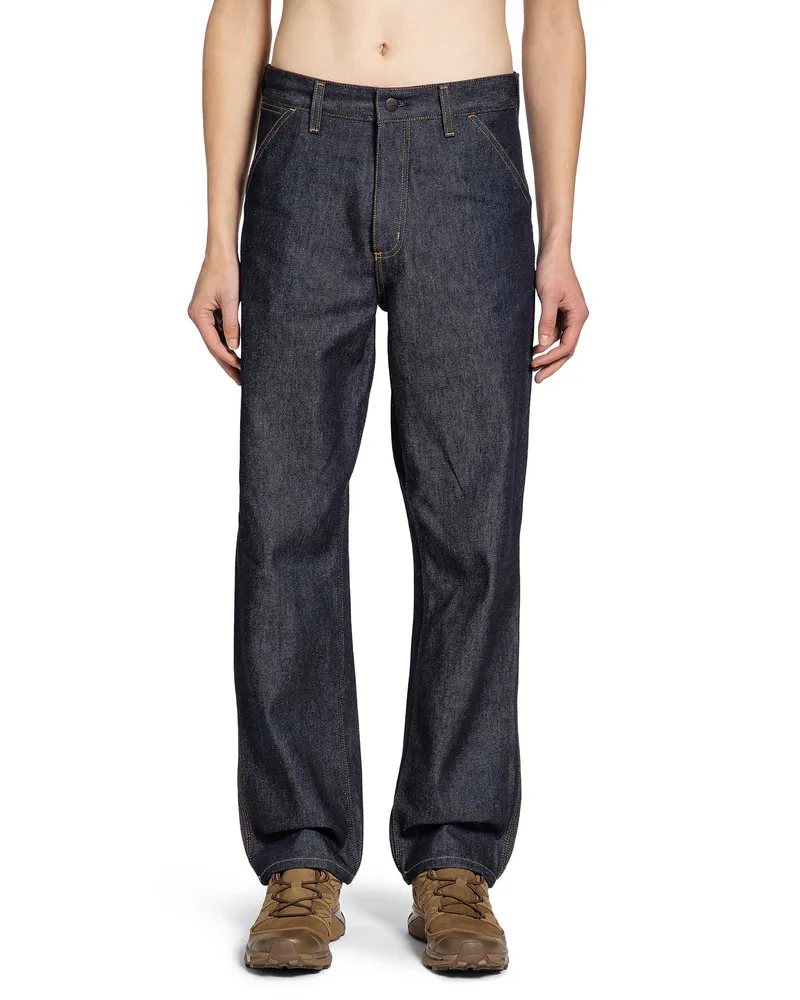 Carhartt WIP Single Knee Pants Blue