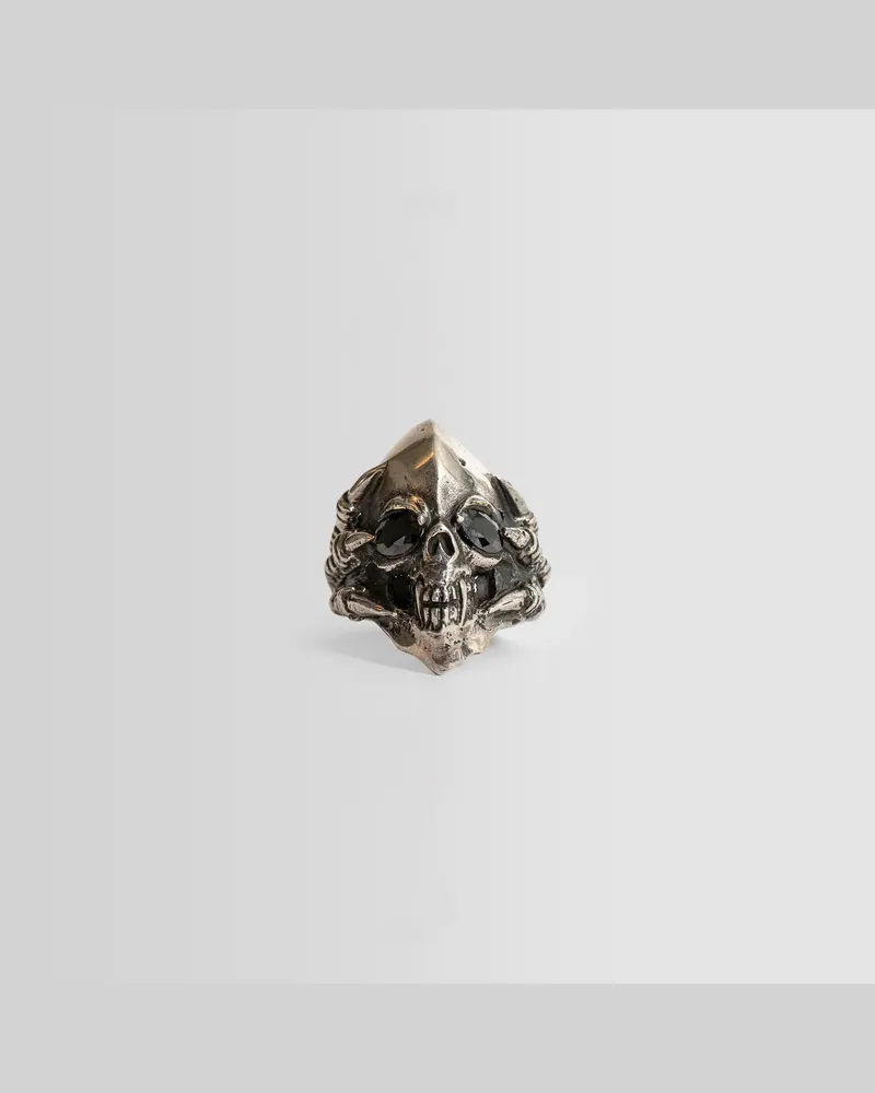 KD2024 Skull Alien Ring Silver