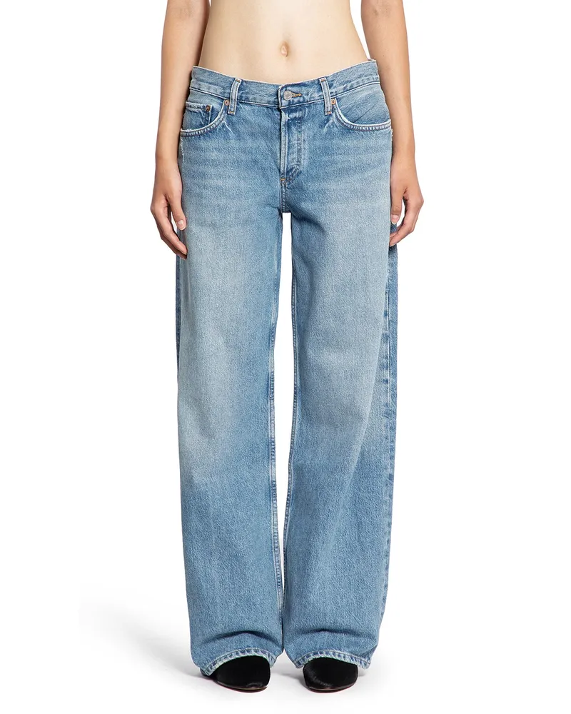 AGOLDE Low Rise Loose Fit Jeans Blue