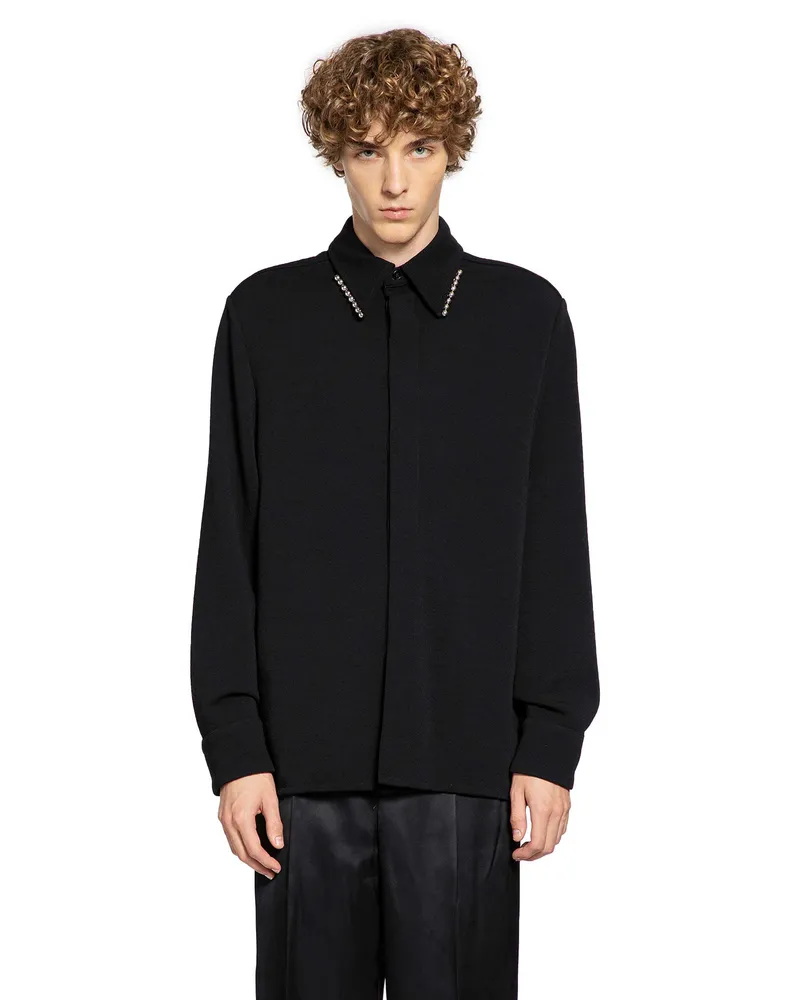 Jil Sander MAN BLACK SHIRTS Black