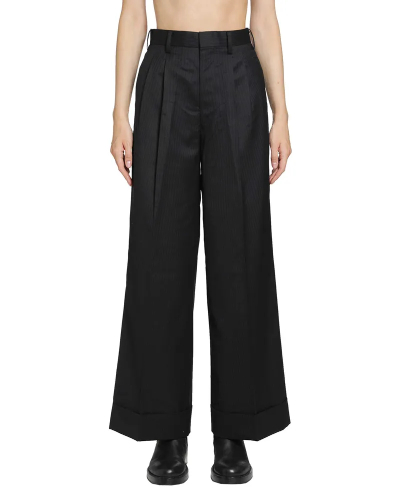 Junya Watanabe Palazzo Trousers Black
