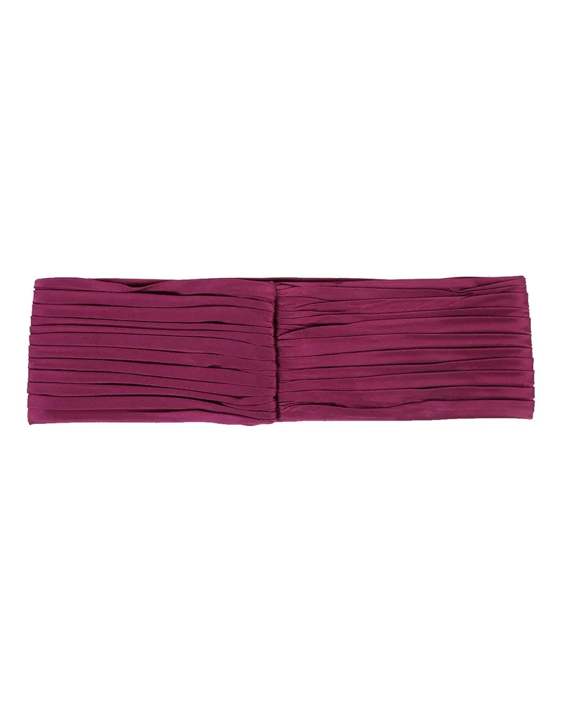 Valentino Garavani Cady Satin Belt Purple