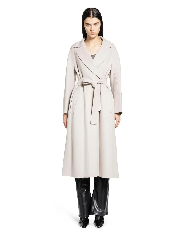 Max Mara Long Robe Coat Beige