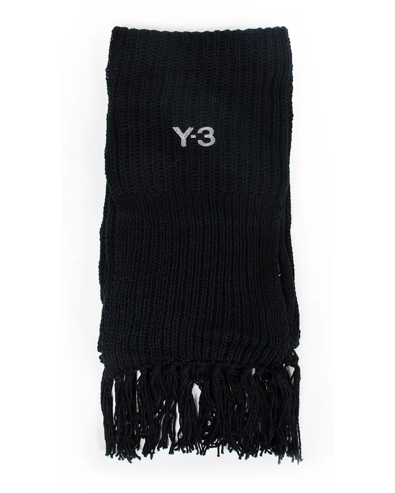 Y-3 UNISEX BLACK SCARVES Black