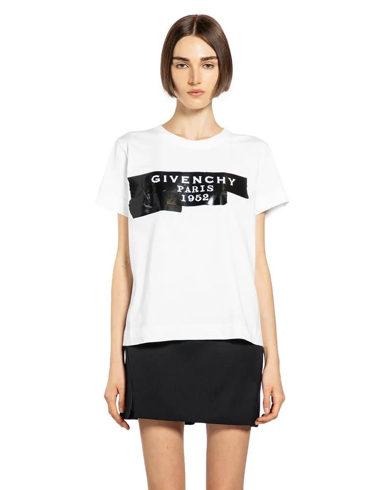 Givenchy WOMAN WHITE T-SHIRTS & TANK TOPS White