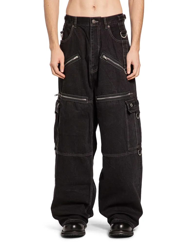 Balenciaga D-Ring Cargo Pants Black