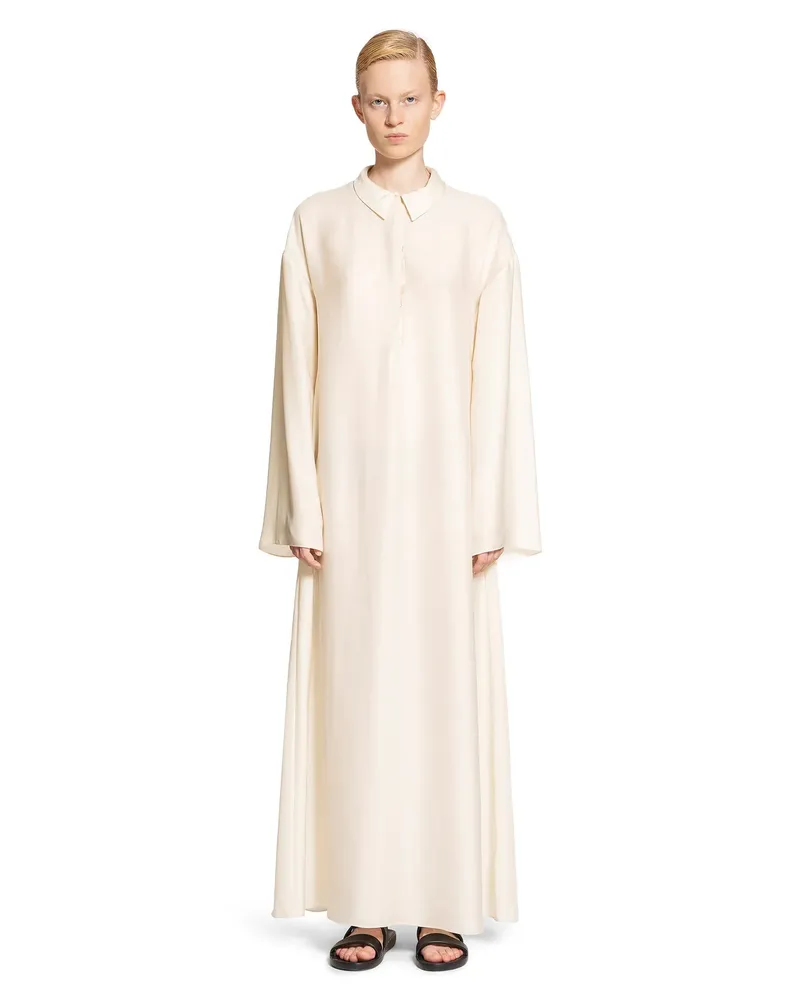 The Row Millen Dress Off-white