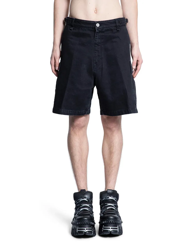 VETEMENTS Pantaloncini cargo Black