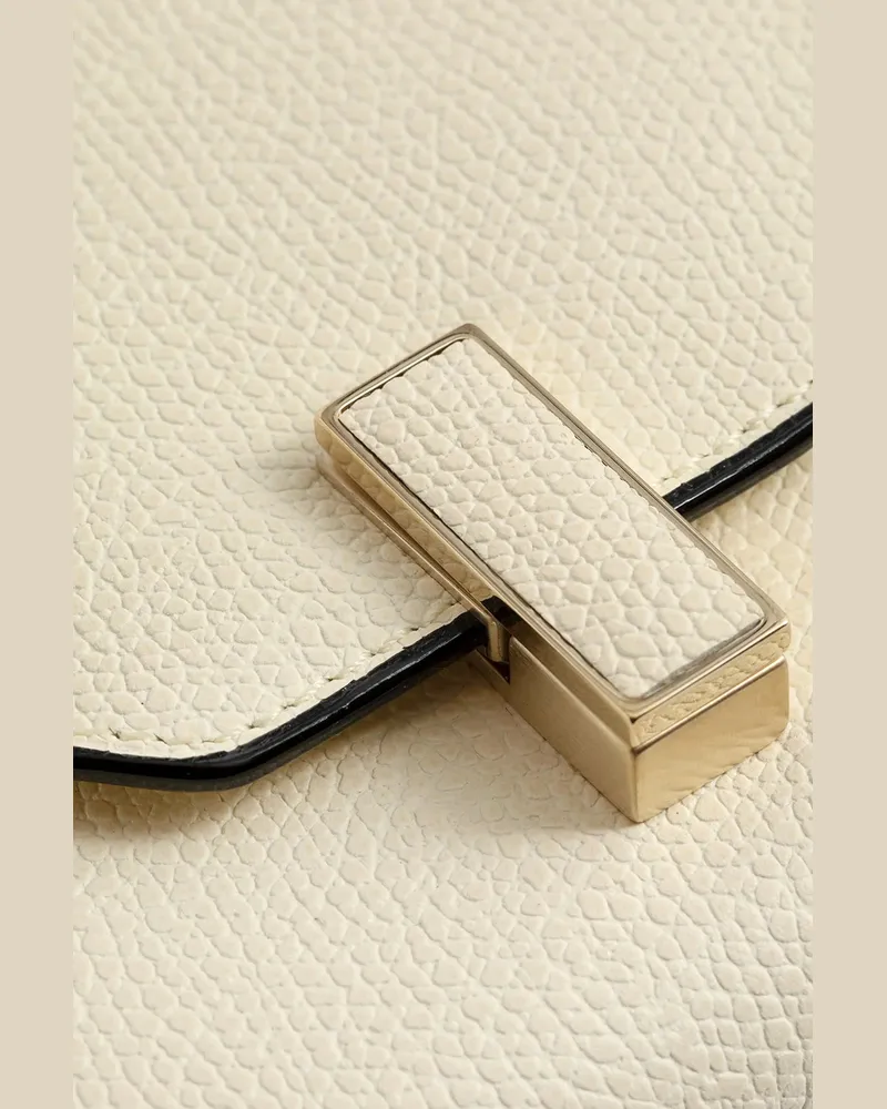 Valextra Iside Fold Wallet White
