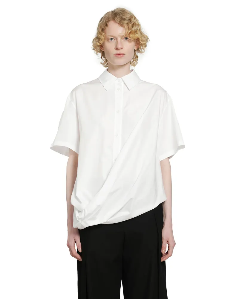 Loewe Short Sleeve Shirt in Cotton White