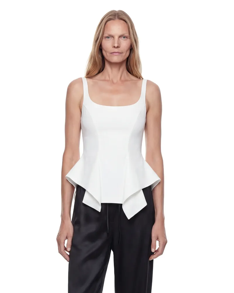 KHAITE Loa Top White