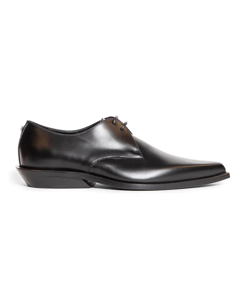 Ann Demeulemeester Falko Pointy Derby Shoes Black