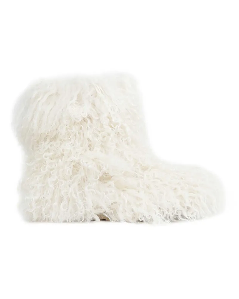 UGG Classic Short Fluff Momma Boots Off-white