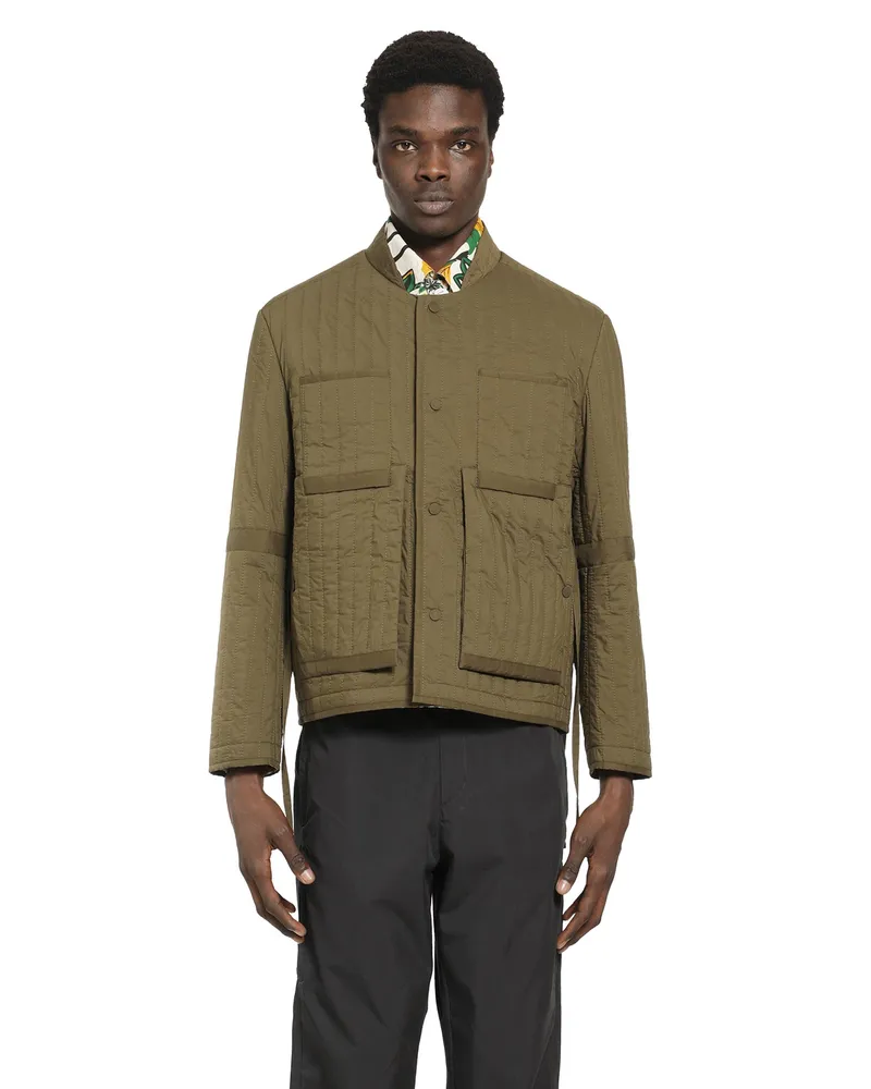 Craig Green Reversible Quilted Worker Jacket Green