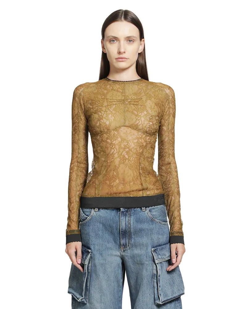 ATTICO Olive Top Brown