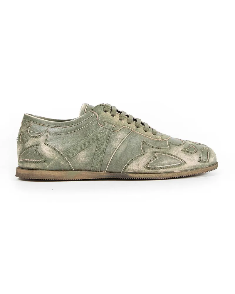Ann Demeulemeester Milton Low-Top Sneakers Green