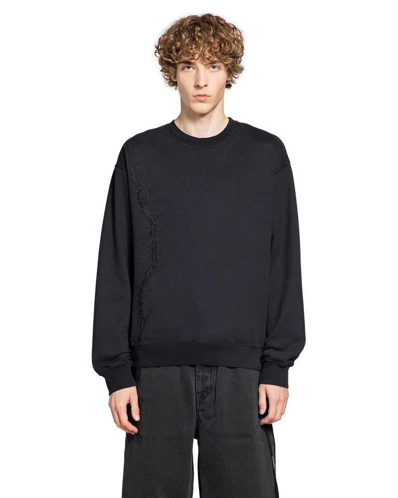 Ann Demeulemeester IDERY BRUSHED SWEATSHIRT Black
