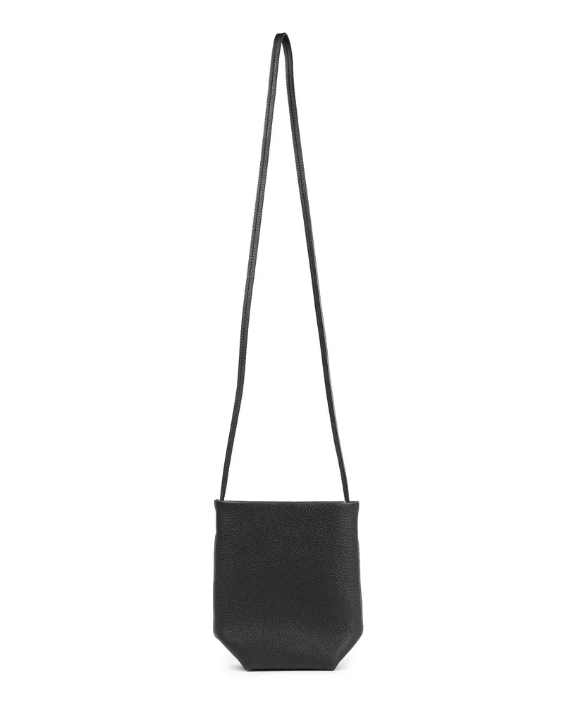 The Row N/S Park Crossbody Bag Leather Black