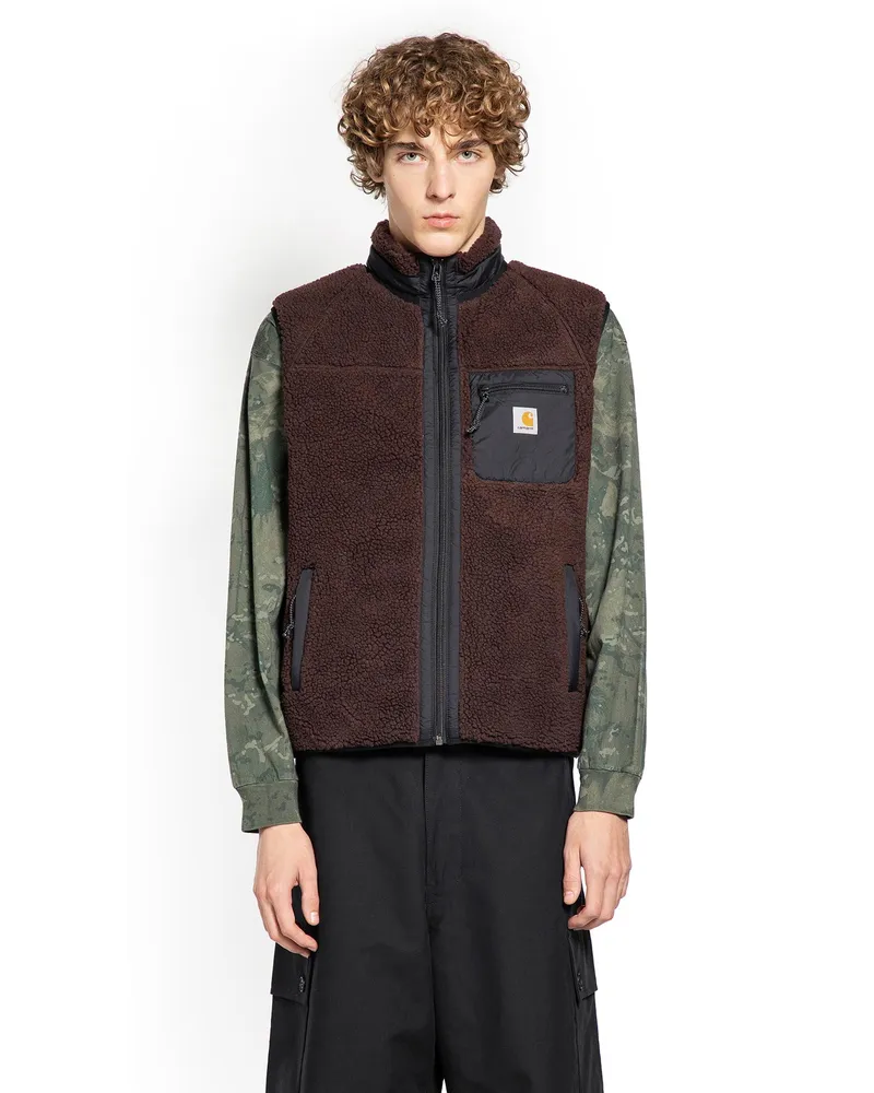 Carhartt WIP MAN BROWN VESTS Brown