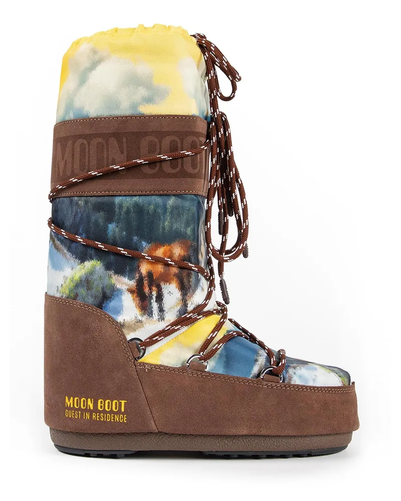Moon Boot Guest in Residence Icon Postcard Boots Brown
