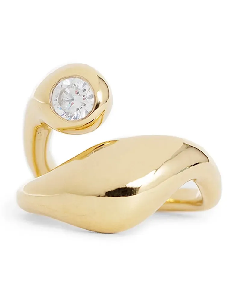 Maria Black Mermaid Ring Gold