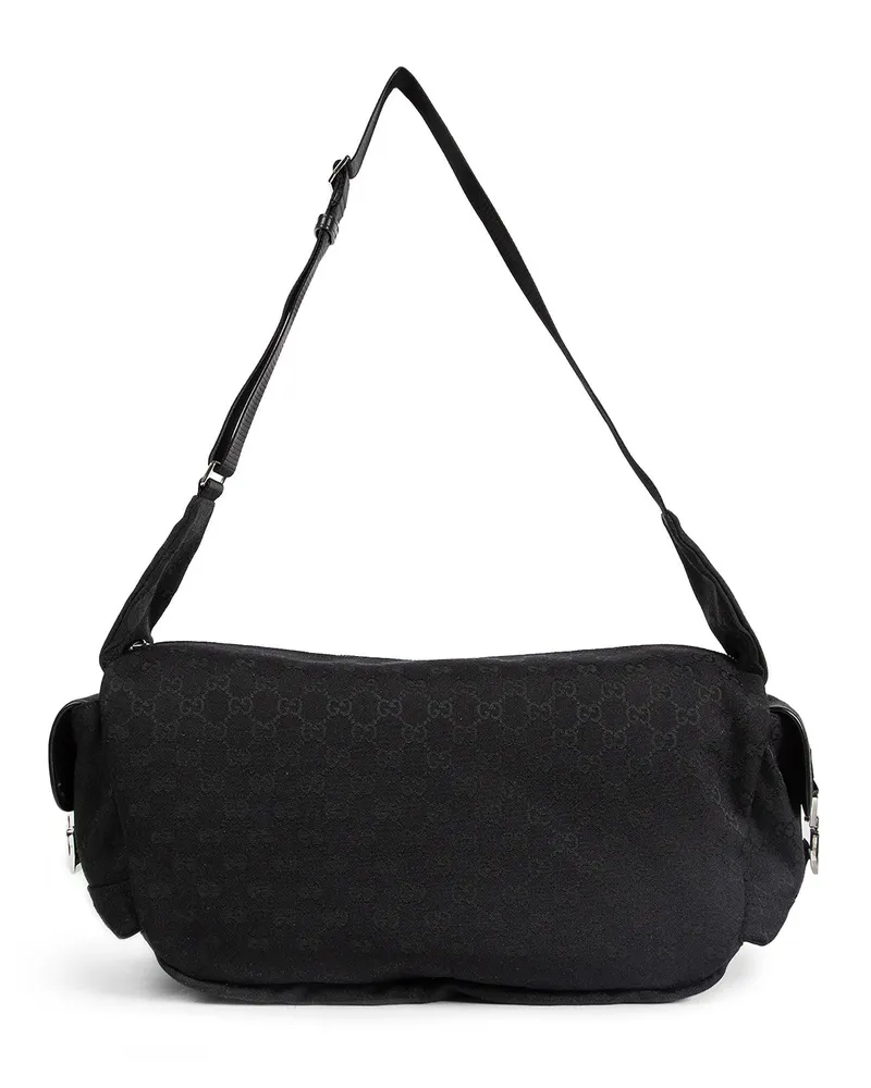 Gucci GG Canvas Large Crossbody Bag Black