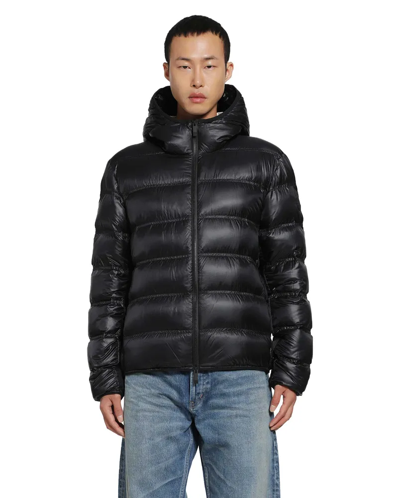 Moncler Guadiana Hooded Down Jacket Black