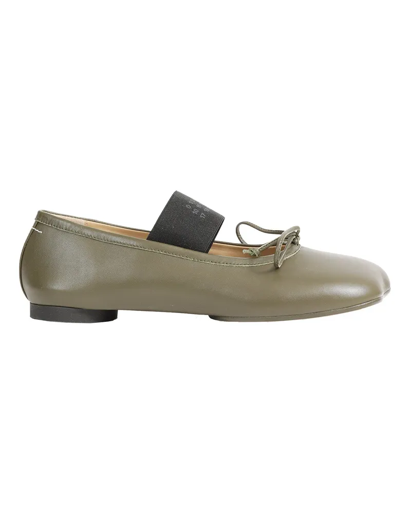 Maison Margiela Anatmonic Numeric Ballerinas Green