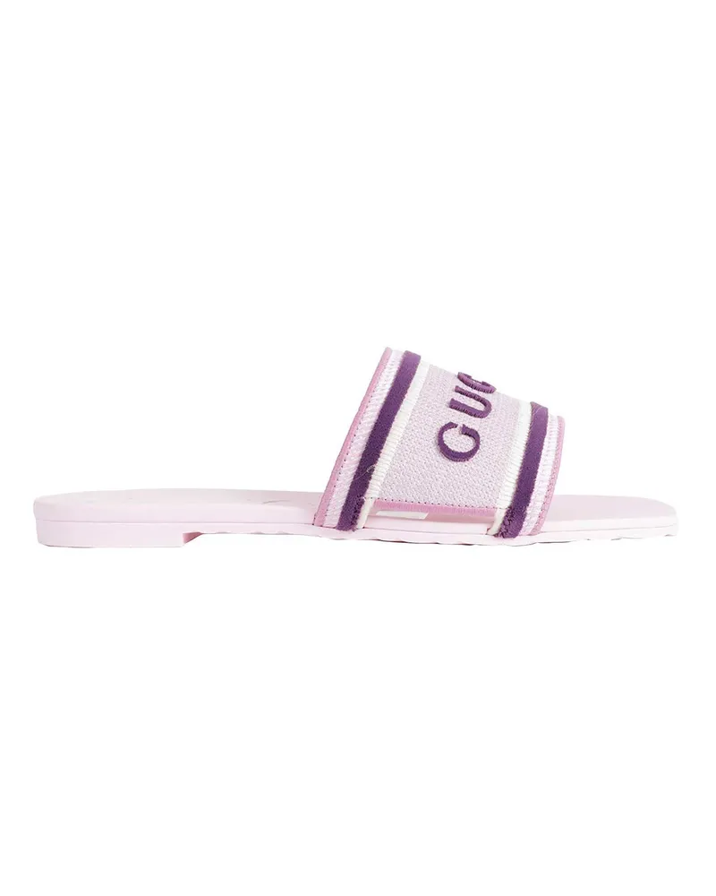 Gucci Canvas Slides Pink