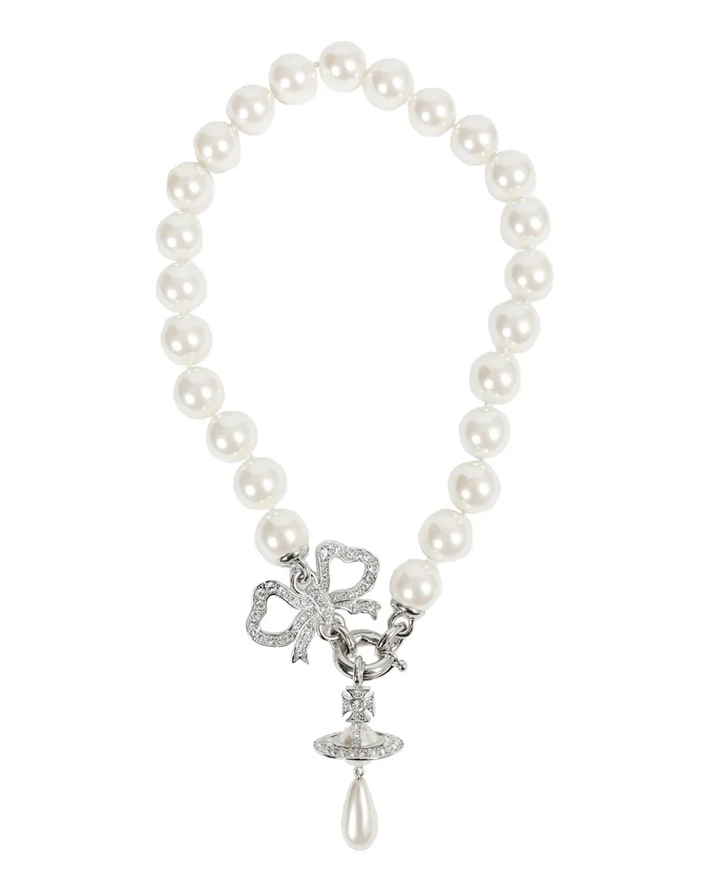 Vivienne Westwood Rigoberta Pearl Necklace Off-white