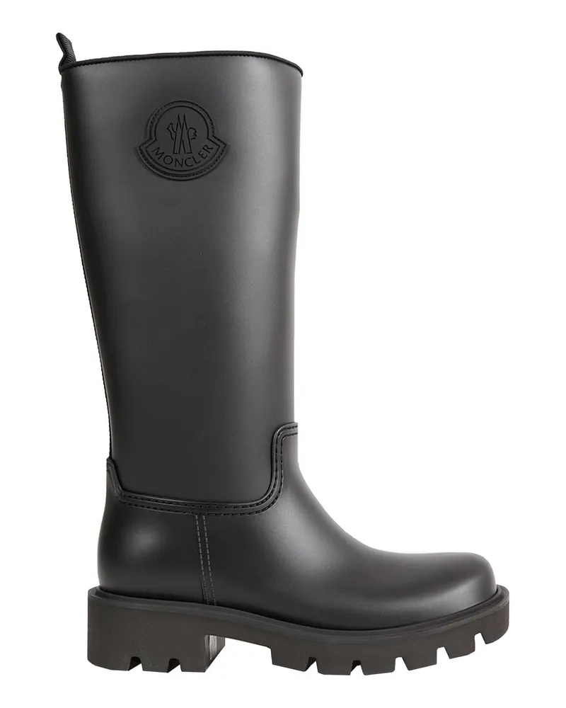 Moncler Kickstream High Rain Boots Black