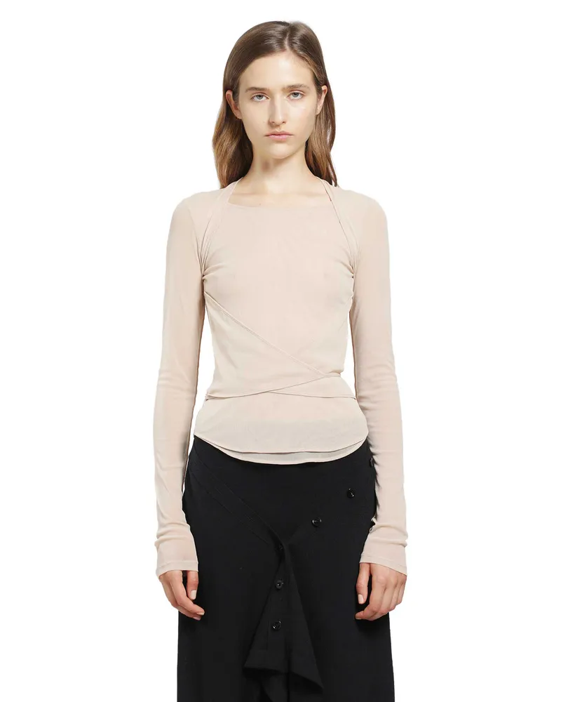 Christophe Lemaire Ballerina Scarf Top Pink