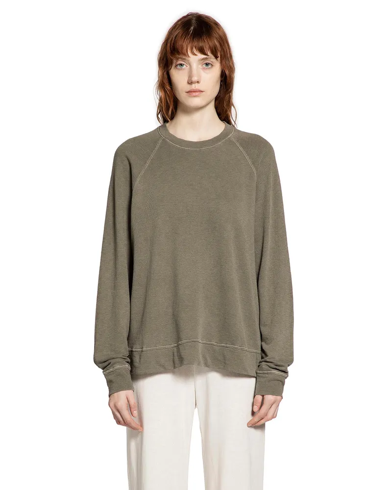 James Perse French Terry Relaxed Sweatshirt Green