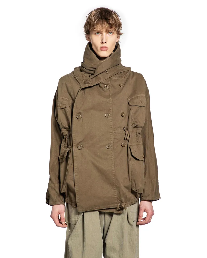 KAPITAL Katsuragi Cotton Ring coat Green