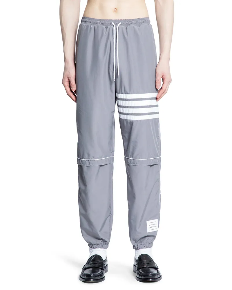 Thom Browne Pantaloni da pista Ripstop 4-Bar Grey