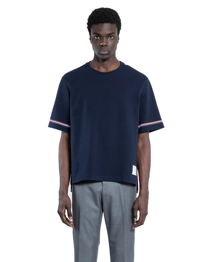 Thom Browne Rugby fit t-shirt Blue