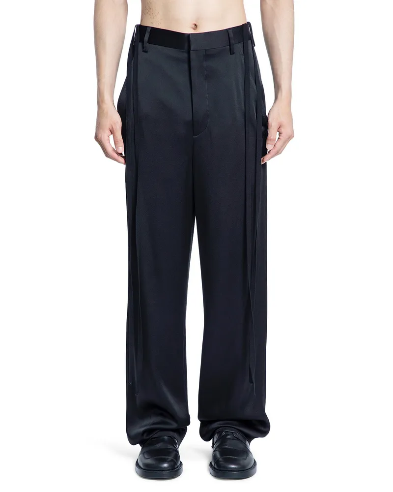 Ann Demeulemeester Leon Comfort Fit Trousers Black