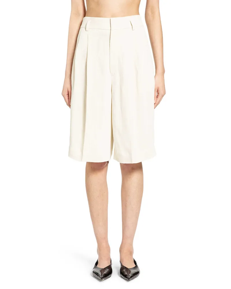 Petar Petrov Double Life Shorts Off-white